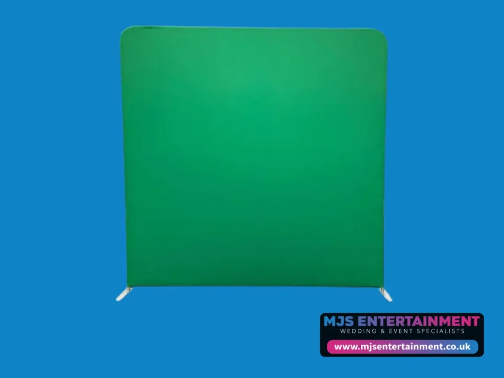 Green Screen Back Drop - Selfie Pod Hire