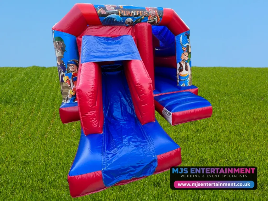 Pirates Bouncy Castle With Slide Hire