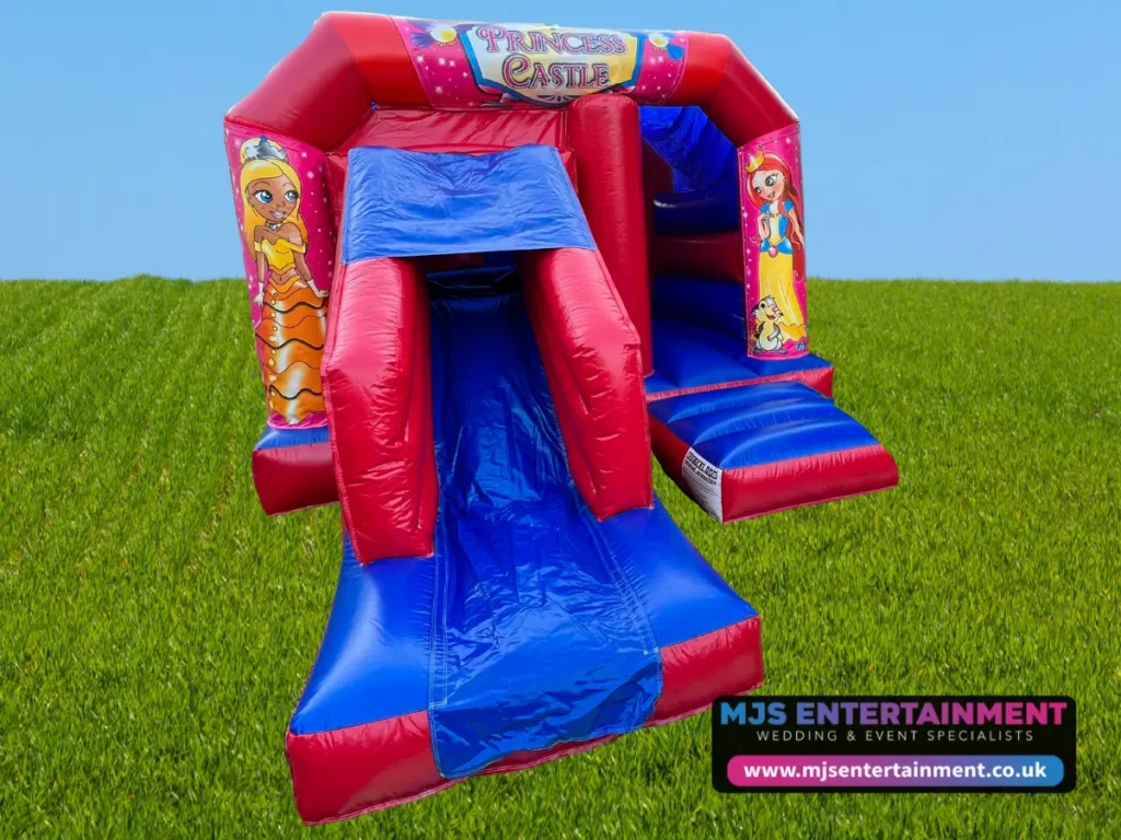 Princess Bouncy Castle With Slide Hire