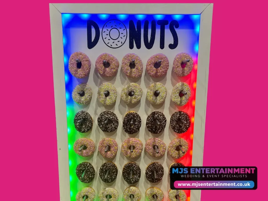 Donut Wall Hire 1, Wedding Entertainment Somerset