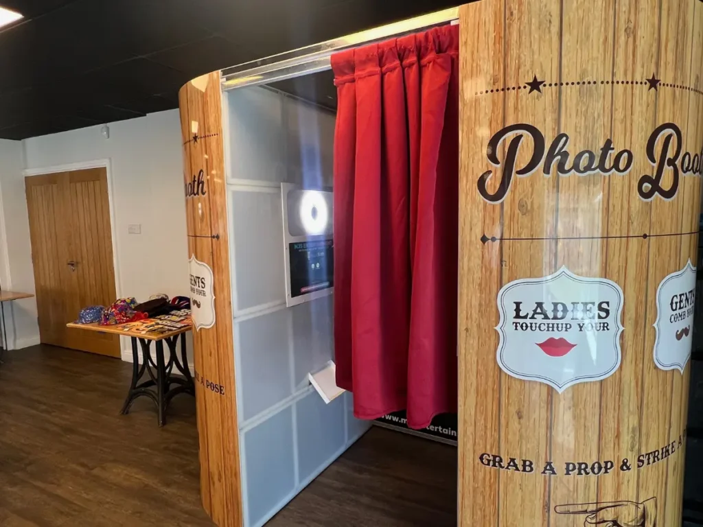 Rustic Photo Booth Hire, Wedding - Long Sutton Golf Club