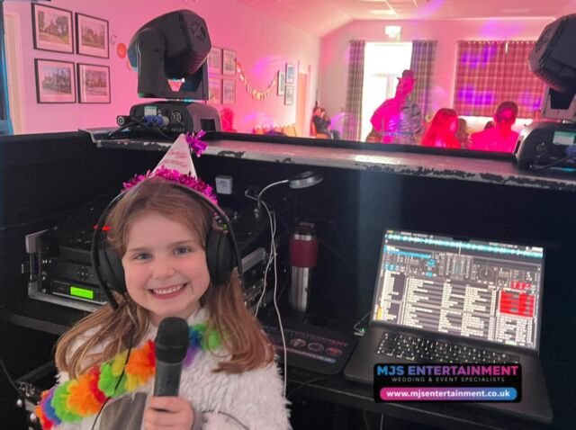 This afternoon we provided our bronze kids party package for Emma’s birthday party 🥳 

We let them take charge, controlling what music was played and controlling our disco lighting!! 
Kids Takeover!! 😁🎉

Happy birthday Emma! 🎂🎈

*If you are interested in booking us for your kids party or event take a look at all the packages and hire items we offer on our website below and get a quote…

➡️ www.mjsentertainment.co.uk/kids-party-packages